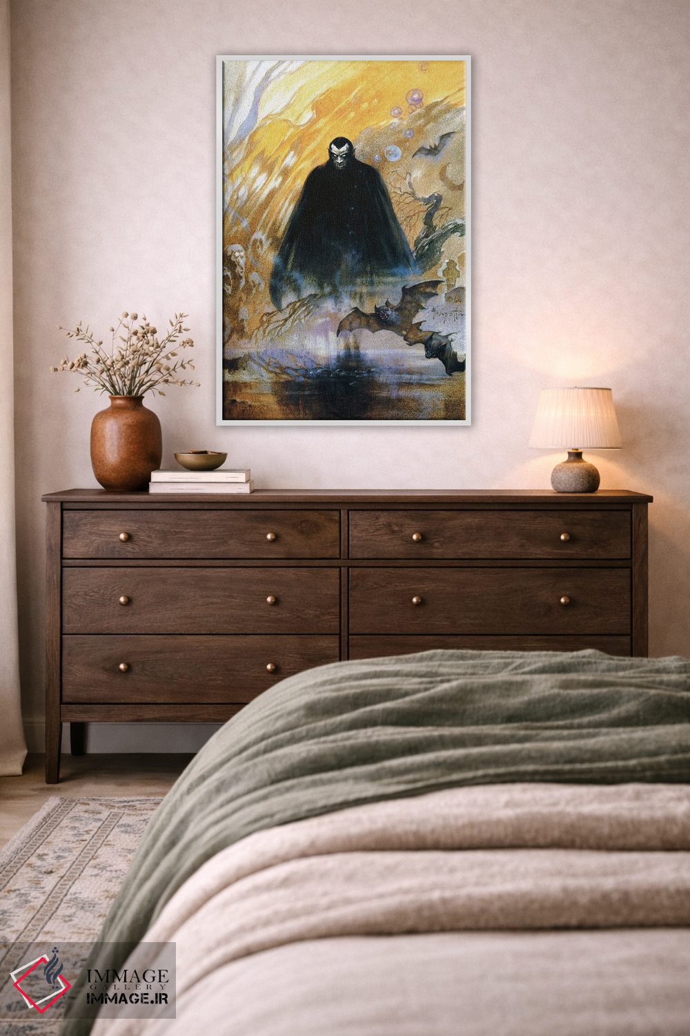 تابلو دکوراتیو "کنت دراکولا" اثر فرانک فرزتا - D3W