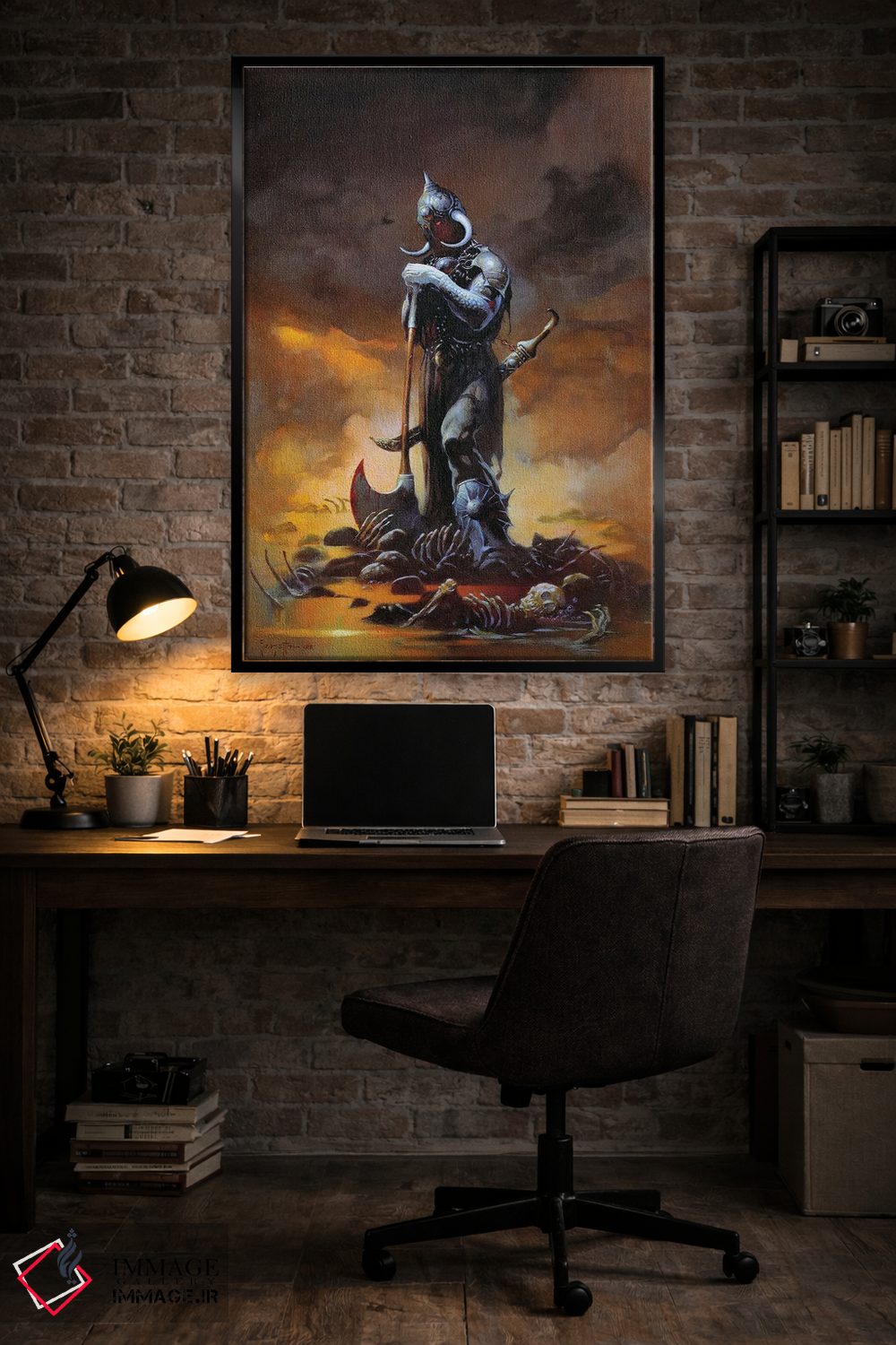 تابلو دکوراتیو "دلال مرگ ۳ O" اثر فرانک فرزتا - D6B