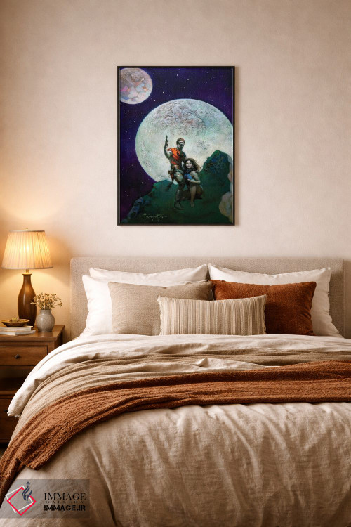 تابلو دکوراتیو "سیاره خطرناک" اثر فرانک فرزتا - D6B