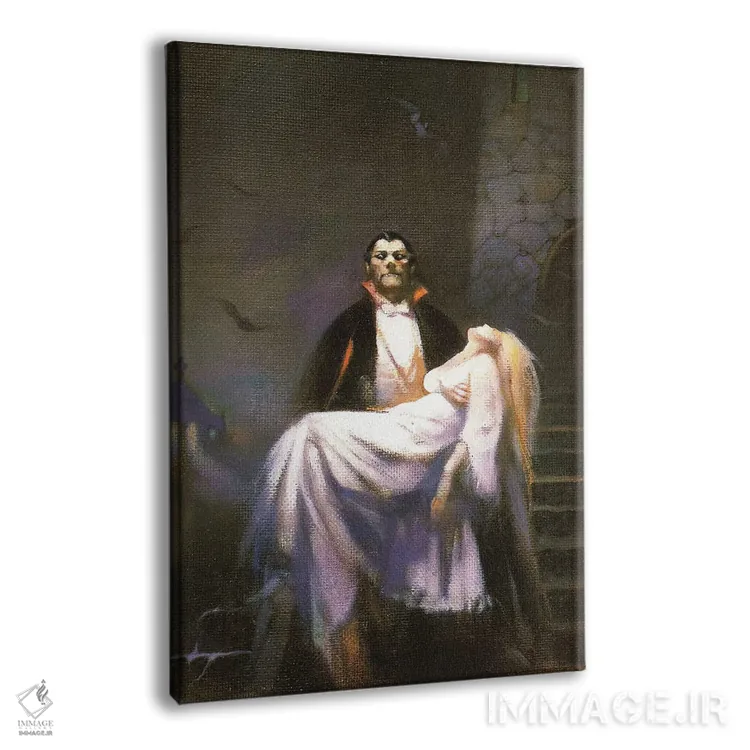 تابلو دکوراتیو "عروس دراکولا" اثر فرانک فرزتا - نمای پرسپکتیو محصول