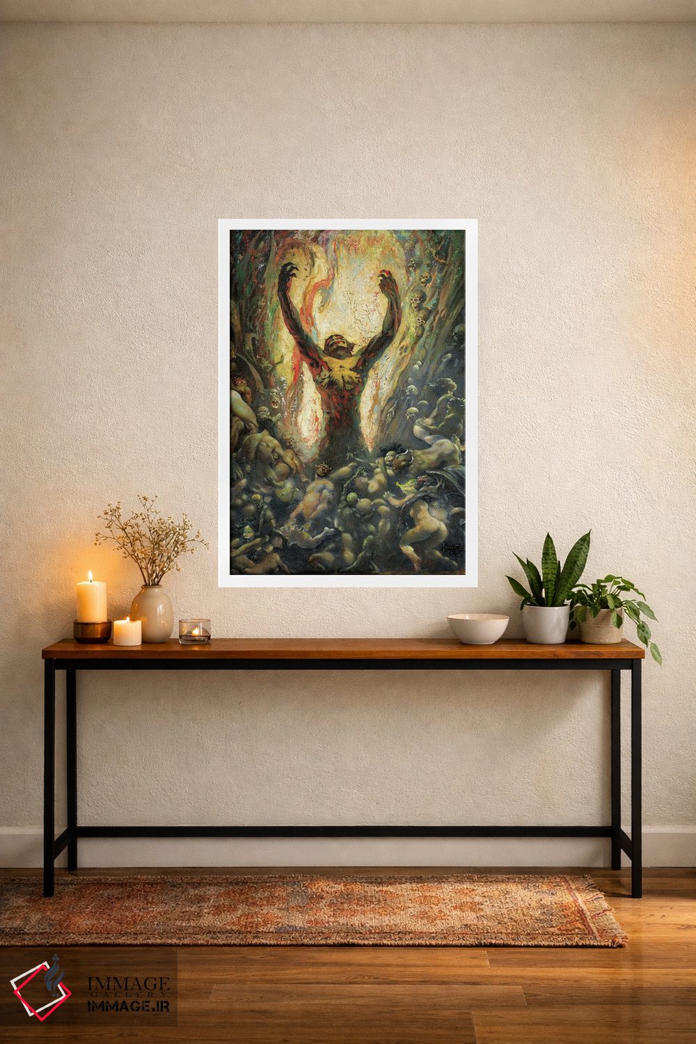 تابلو دکوراتیو "سلطنت جادوگری" اثر فرانک فرزتا - D2W