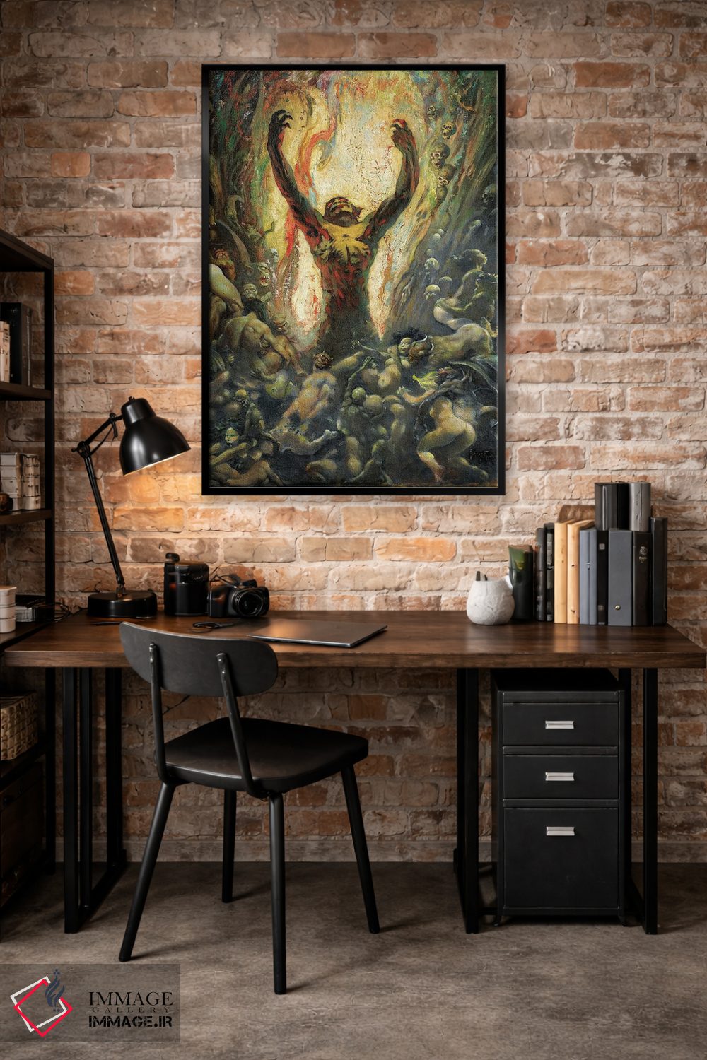 تابلو دکوراتیو "سلطنت جادوگری" اثر فرانک فرزتا - D4B