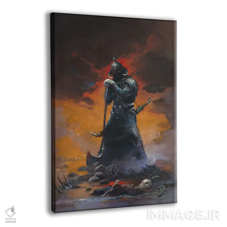 تابلو دکوراتیو "دلال مرگ ۳" اثر فرانک فرزتا - نمای پرسپکتیو محصول