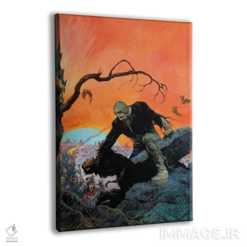 تابلو دکوراتیو "آن سوی قبر" اثر فرانک فرزتا - نمای پرسپکتیو محصول