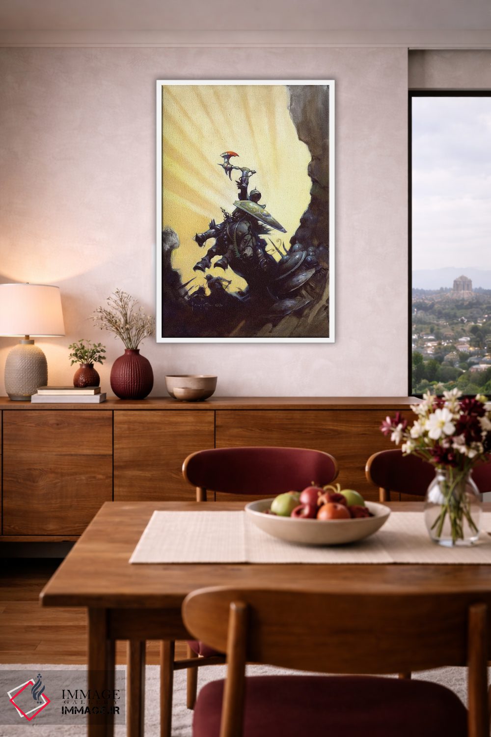 تابلو دکوراتیو "قهرمان جاودان" اثر فرانک فرزتا - D3W