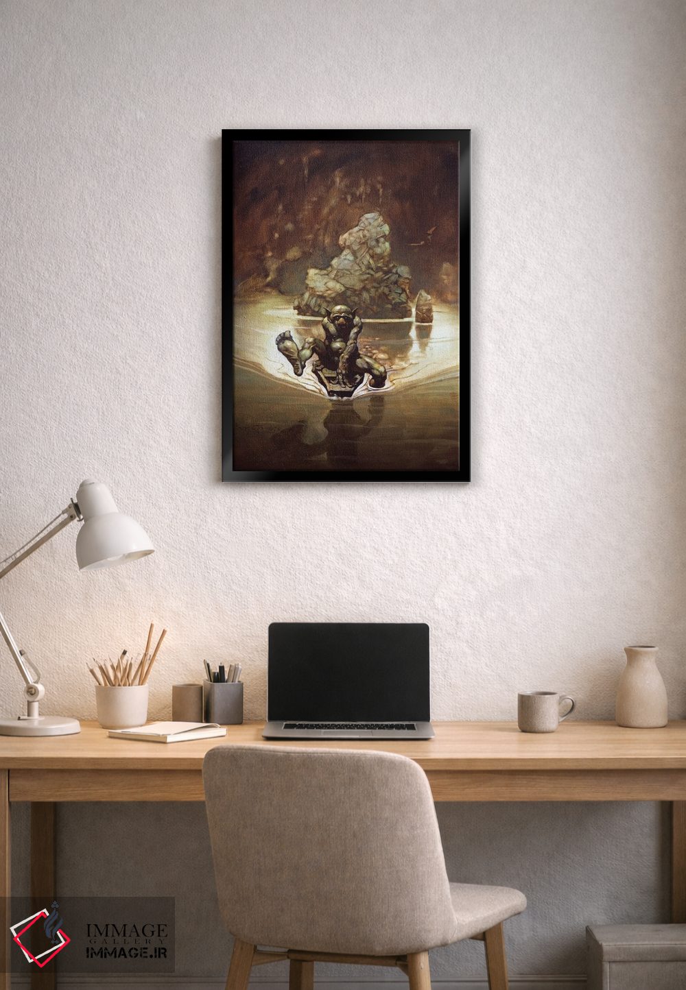 تابلو دکوراتیو "گالوم ۲ " اثر فرانک فرزتا - D2B