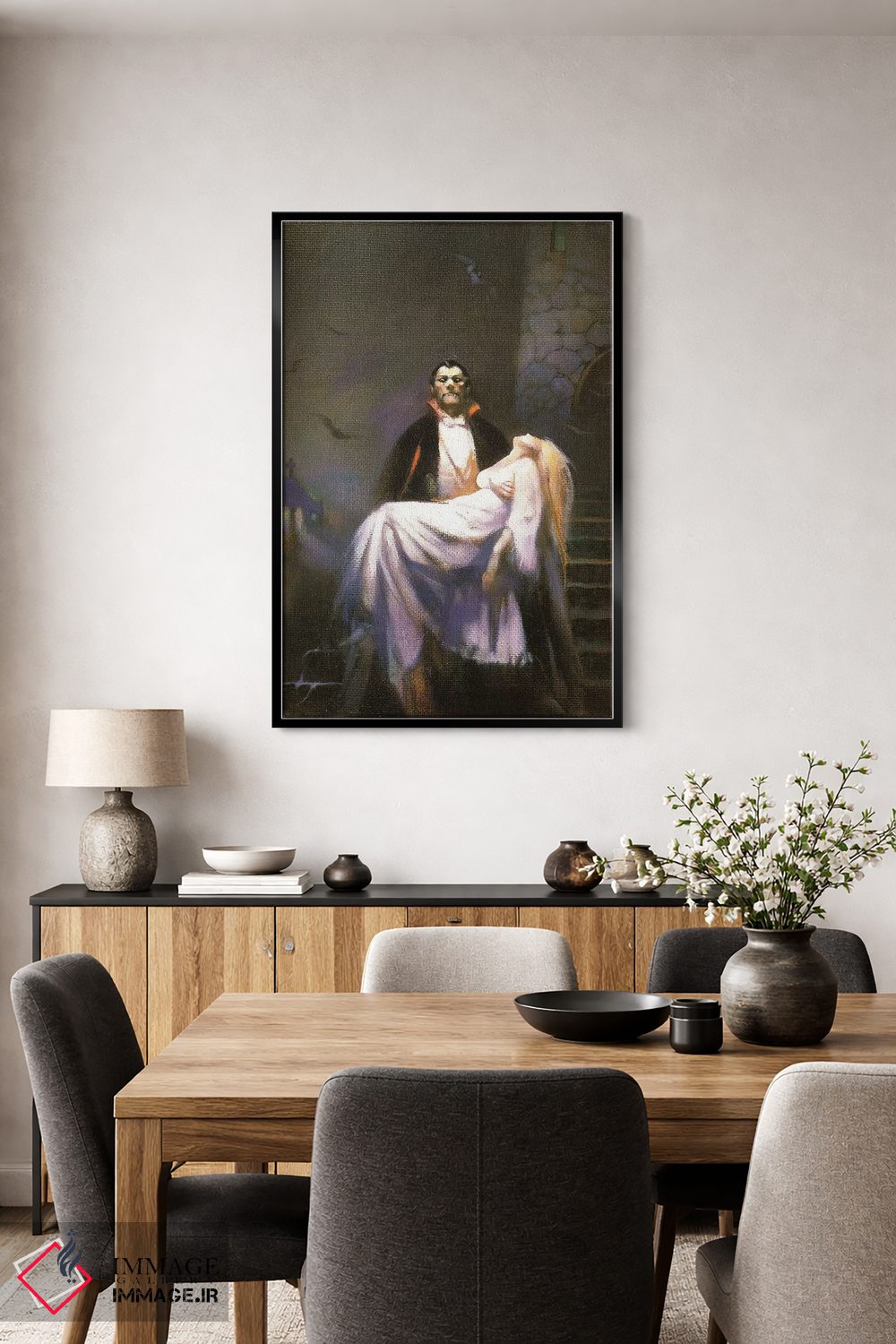 تابلو دکوراتیو "عروس دراکولا" اثر فرانک فرزتا - D3B