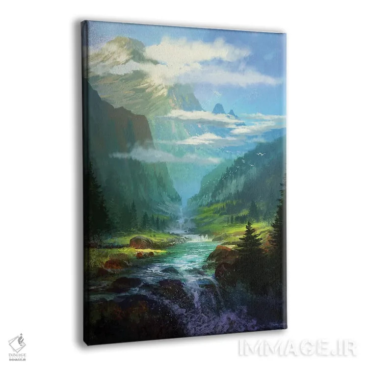 تابلو دکوراتیو "آرام" اثر فرباوراند لادرا - نمای پرسپکتیو محصول