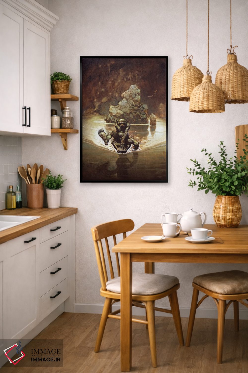 تابلو دکوراتیو "گالوم ۲ " اثر فرانک فرزتا - D6B