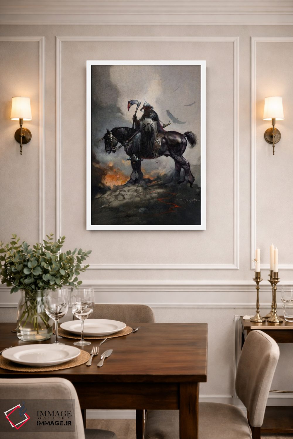 تابلو دکوراتیو "دلال مرگ" اثر فرانک فرزتا - D1W