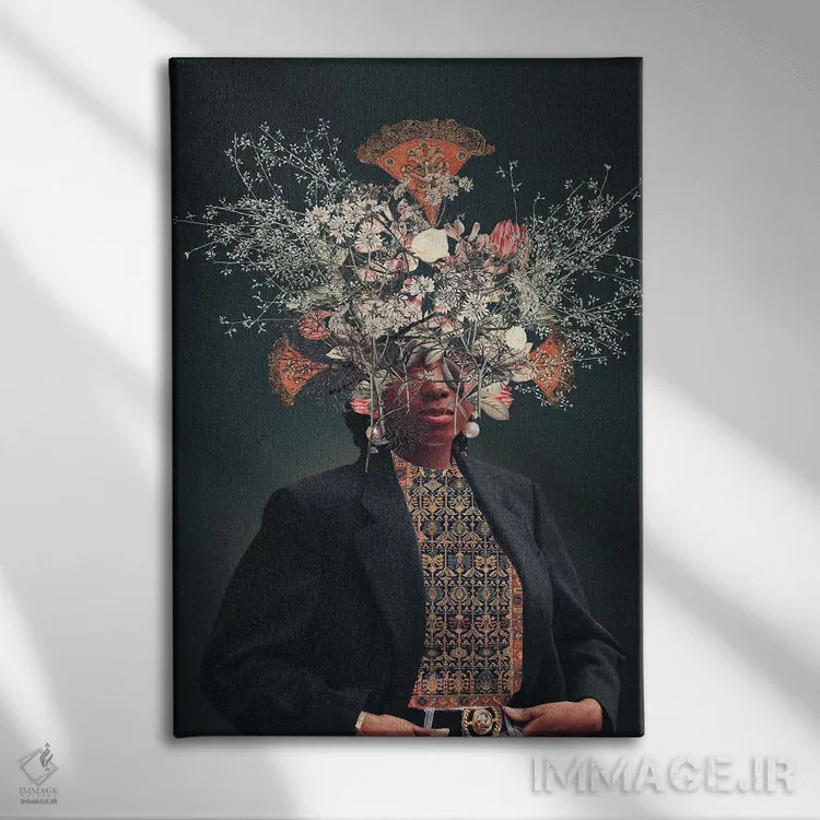 تابلو دکوراتیو "مرا در بهشت ملاقات کن" اثر فرانک موس - نمای روبهرو روی دیوار