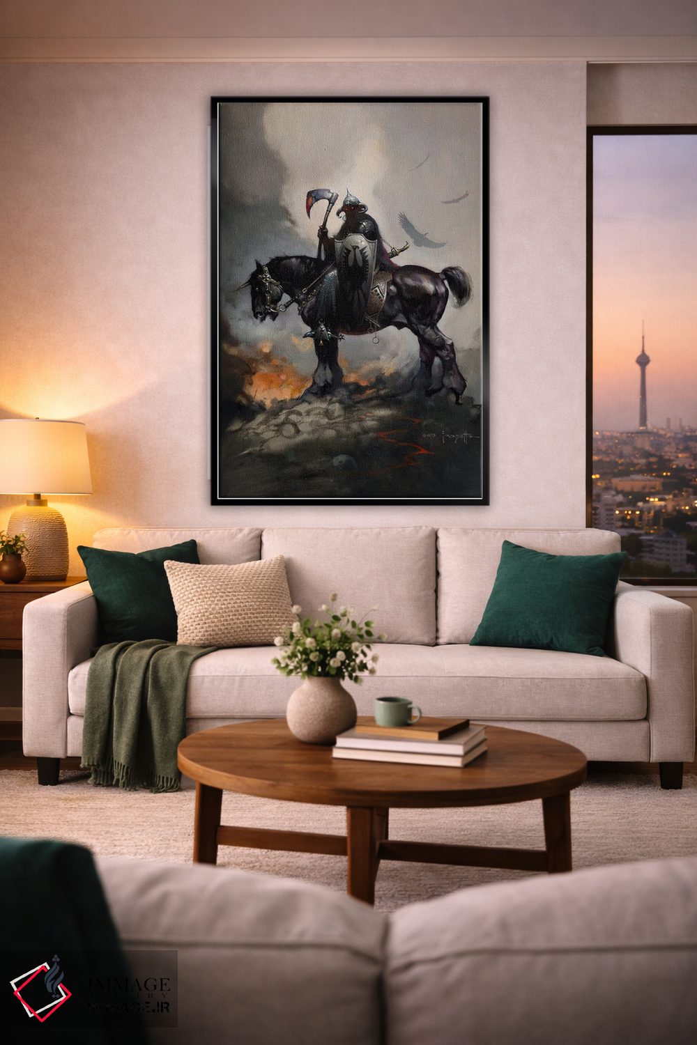 تابلو دکوراتیو "دلال مرگ" اثر فرانک فرزتا - D2B