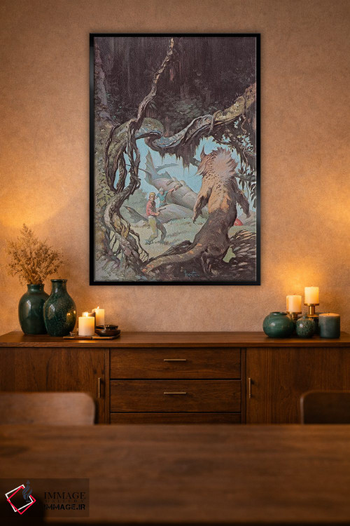 تابلو دکوراتیو "فراتر از دورترین ستاره؟" اثر فرانک فرزتا - D1B