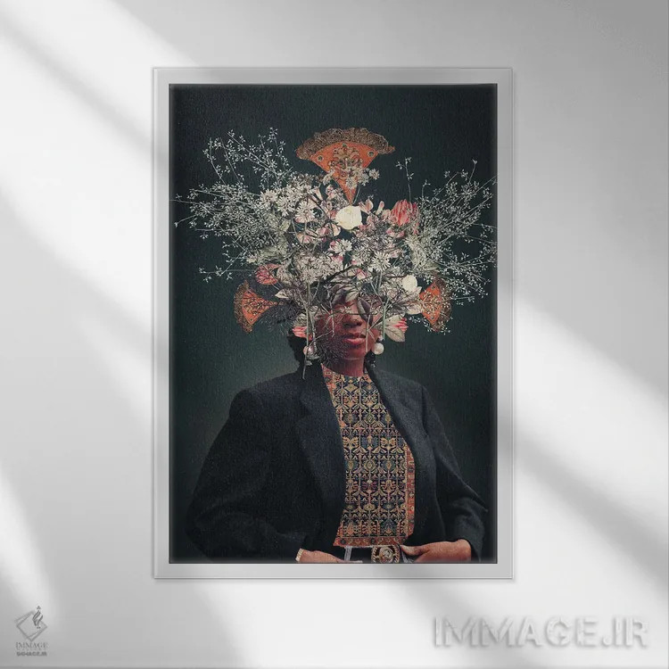 تابلو دکوراتیو "مرا در بهشت ملاقات کن" اثر فرانک موس - نمای قابدار سفید