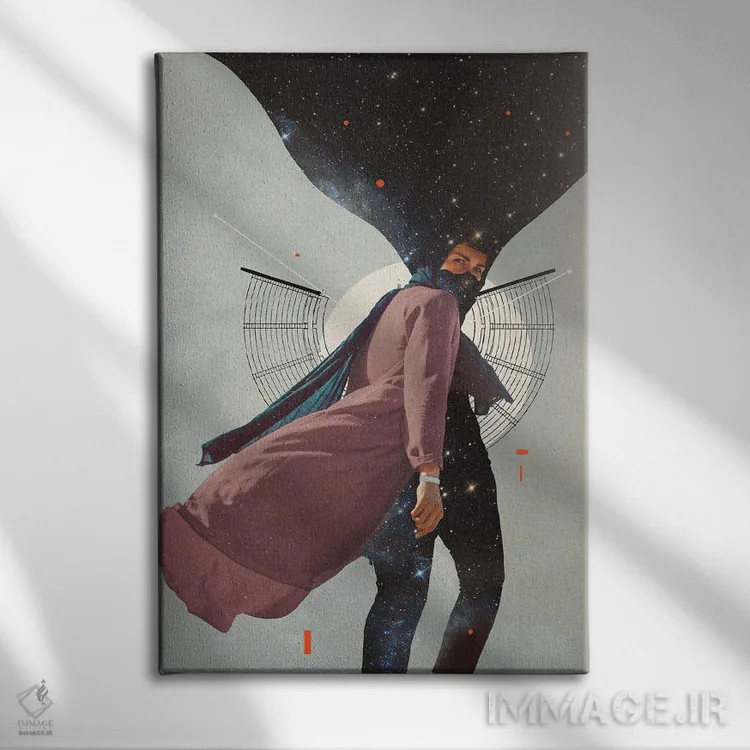 تابلو دکوراتیو "کوچ نشین" اثر فرانک موس - نمای روبهرو روی دیوار