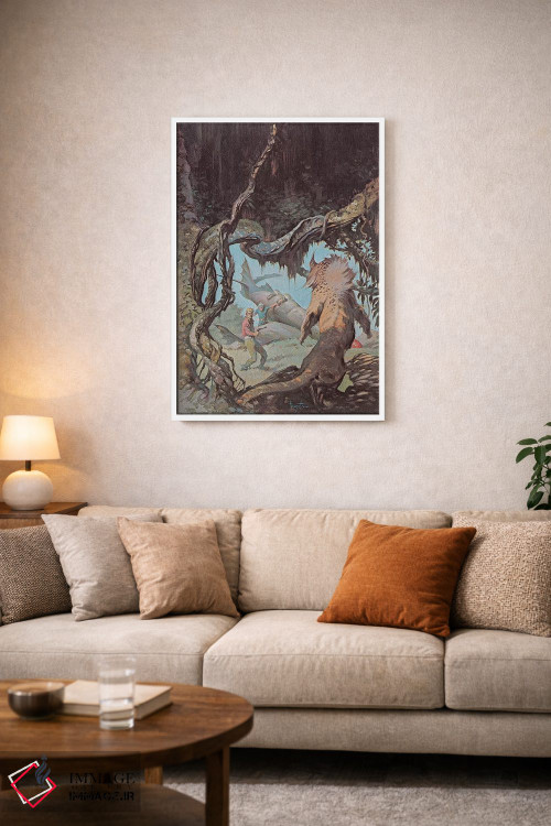 تابلو دکوراتیو "فراتر از دورترین ستاره؟" اثر فرانک فرزتا - D2W