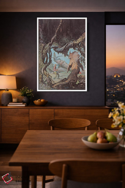 تابلو دکوراتیو "فراتر از دورترین ستاره؟" اثر فرانک فرزتا - D3W