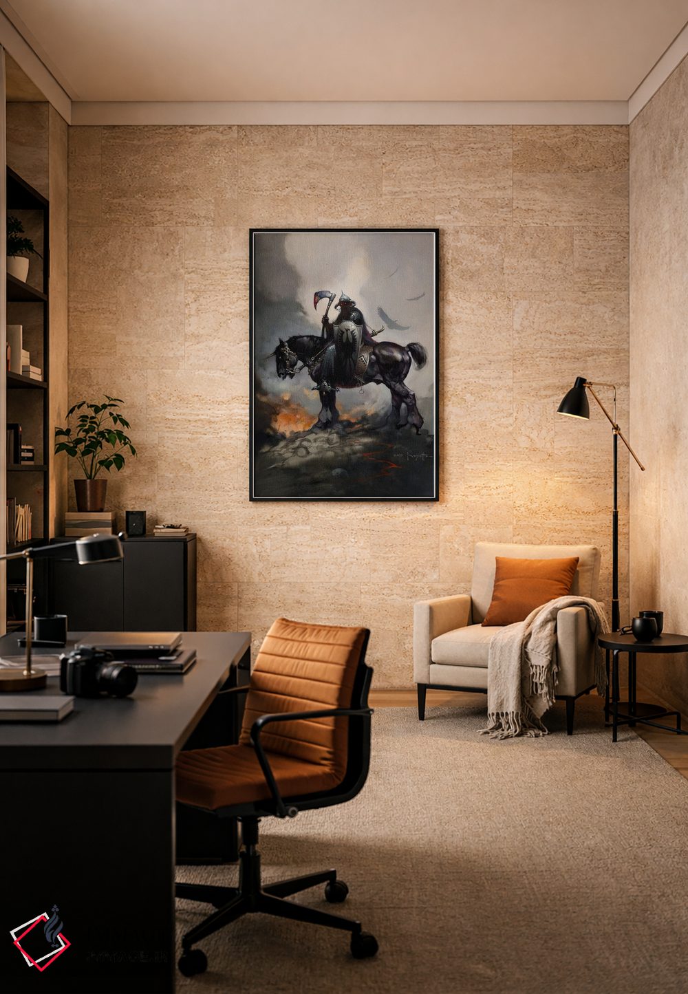 تابلو دکوراتیو "دلال مرگ" اثر فرانک فرزتا - D6B