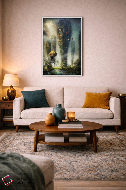 تابلو دکوراتیو "برج های کیله" اثر فرباوراند لادرا - D3W