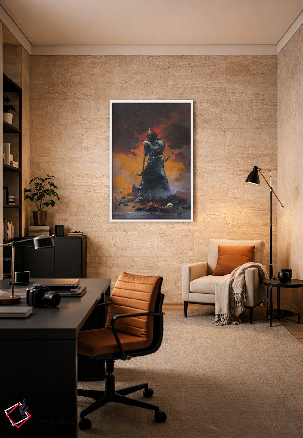 تابلو دکوراتیو "دلال مرگ ۳" اثر فرانک فرزتا - D6W