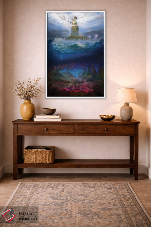 تابلو دکوراتیو "پادشاهی جزیره ای" اثر فرباوراند لادرا - D2W