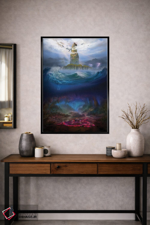 تابلو دکوراتیو "پادشاهی جزیره ای" اثر فرباوراند لادرا - D1B