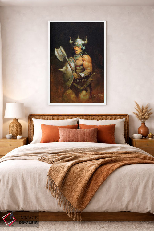 تابلو دکوراتیو "پرتره بربر" اثر فرانک فرزتا - D4W