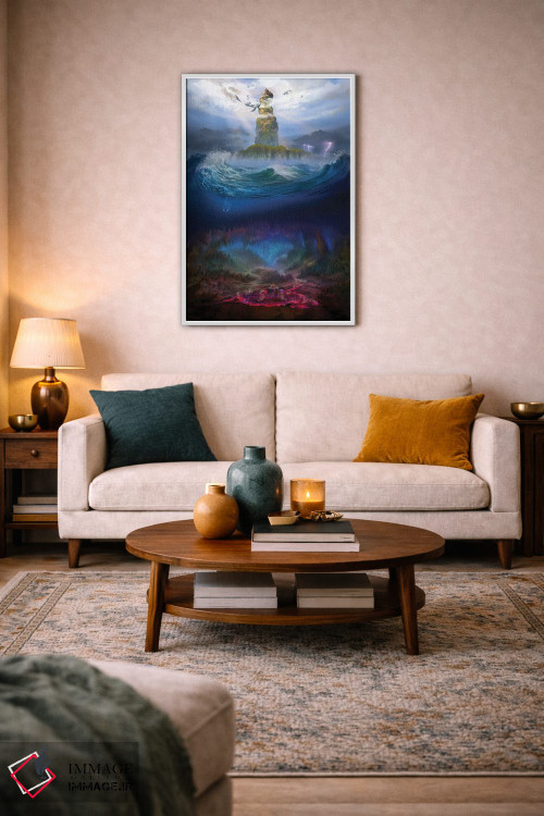 تابلو دکوراتیو "پادشاهی جزیره ای" اثر فرباوراند لادرا - D3W