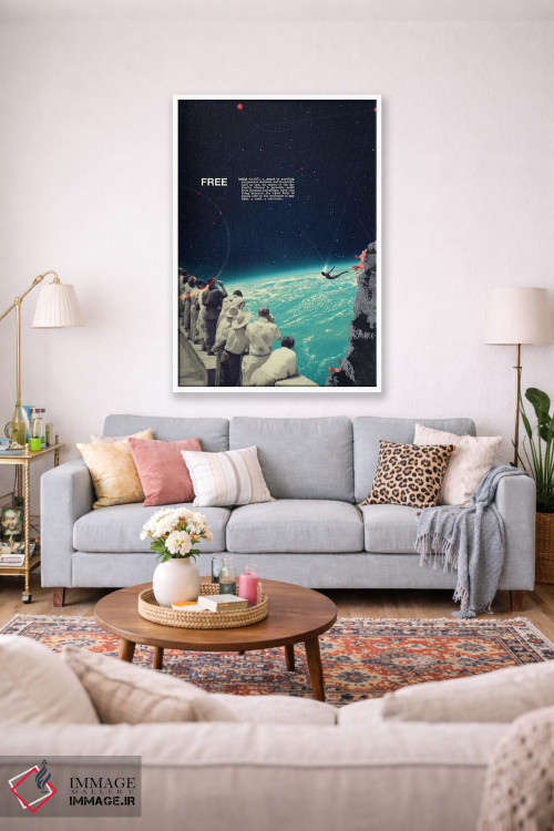 تابلو دکوراتیو "آزاد" اثر فرانک موس - D1W