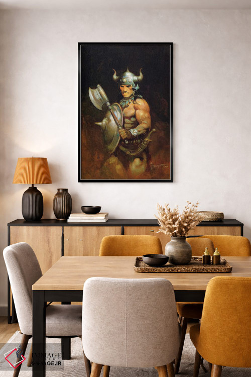 تابلو دکوراتیو "پرتره بربر" اثر فرانک فرزتا - D5B