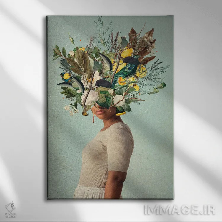 تابلو دکوراتیو "حداقل نور هیچ وقت خاموش نخواهد شد" اثر فرانک موس - نمای روبهرو روی دیوار