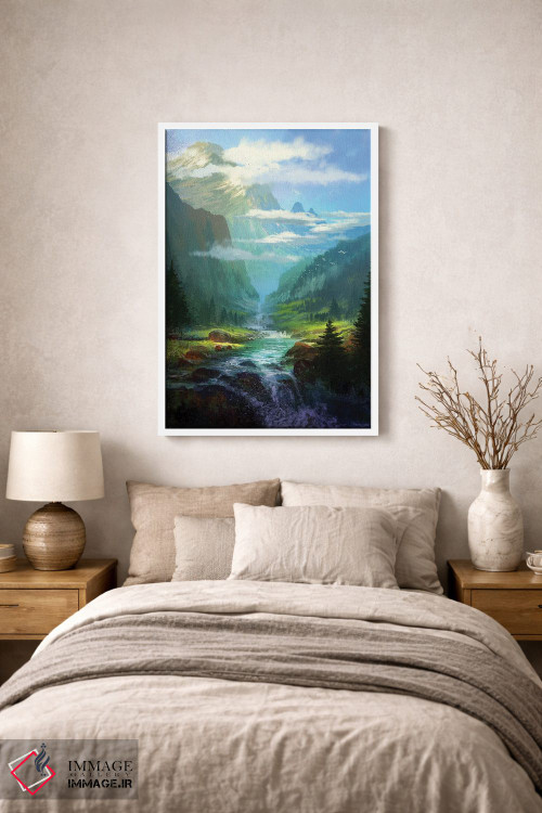 تابلو دکوراتیو "آرام" اثر فرباوراند لادرا - D1W