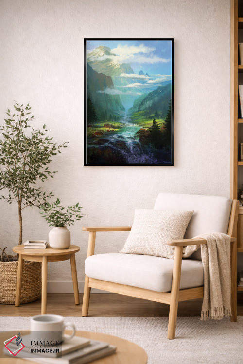 تابلو دکوراتیو "آرام" اثر فرباوراند لادرا - D2B