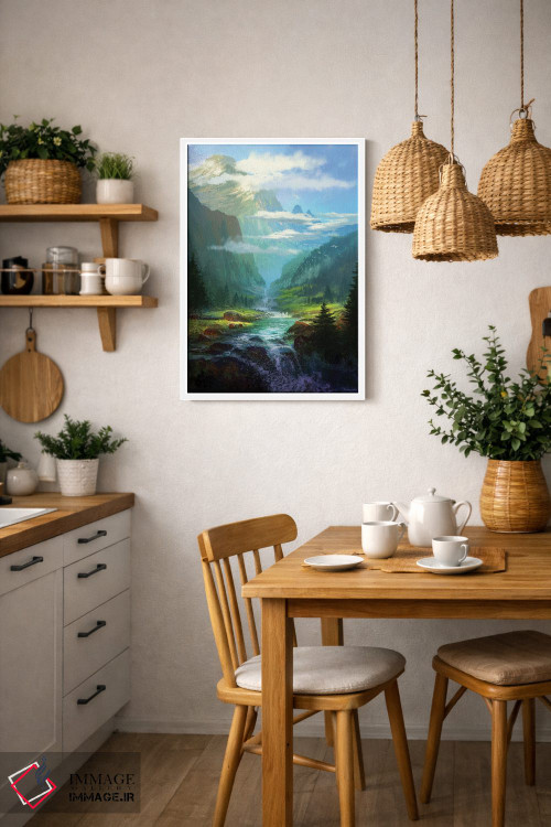 تابلو دکوراتیو "آرام" اثر فرباوراند لادرا - D3W