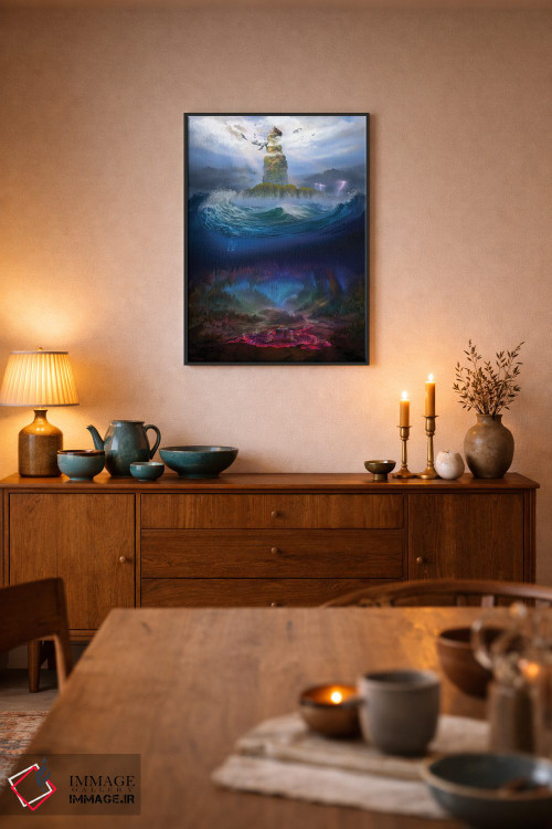 تابلو دکوراتیو "پادشاهی جزیره ای" اثر فرباوراند لادرا - D6B