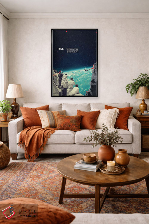 تابلو دکوراتیو "آزاد" اثر فرانک موس - D4B