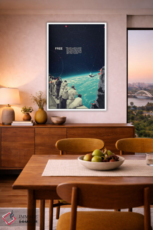 تابلو دکوراتیو "آزاد" اثر فرانک موس - D5W