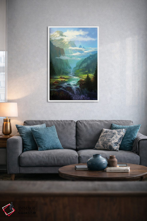 تابلو دکوراتیو "آرام" اثر فرباوراند لادرا - D4W