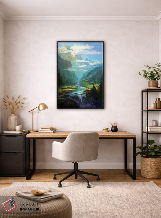 تابلو دکوراتیو "آرام" اثر فرباوراند لادرا - D5B