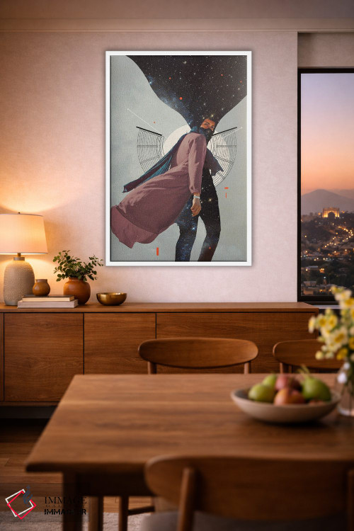 تابلو دکوراتیو "کوچ نشین" اثر فرانک موس - D1W