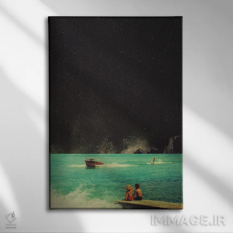 تابلو دکوراتیو "تاسوس " اثر فرانک موس - نمای روبهرو روی دیوار