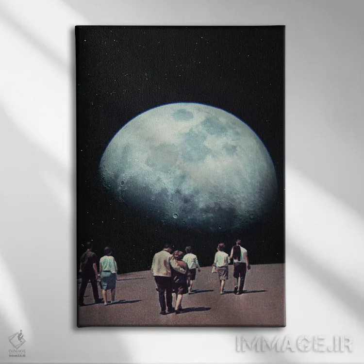 تابلو دکوراتیو "راه بازگشت به خانه" اثر فرانک موس - نمای روبهرو روی دیوار