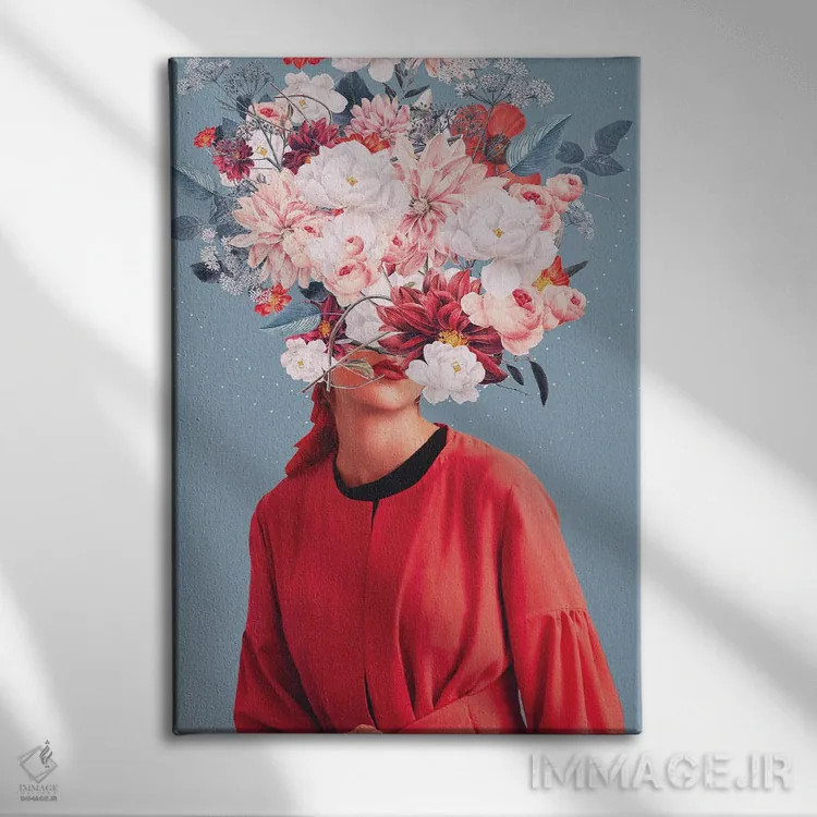 تابلو دکوراتیو "ما در بهار گرد هم آمدیم" اثر فرانک موس - نمای روبهرو روی دیوار