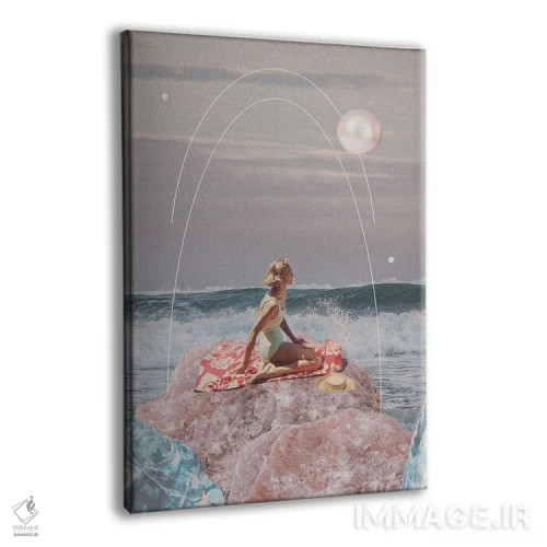 تابلو دکوراتیو "هنوز آنجا" اثر فرانک موس - نمای پرسپکتیو محصول