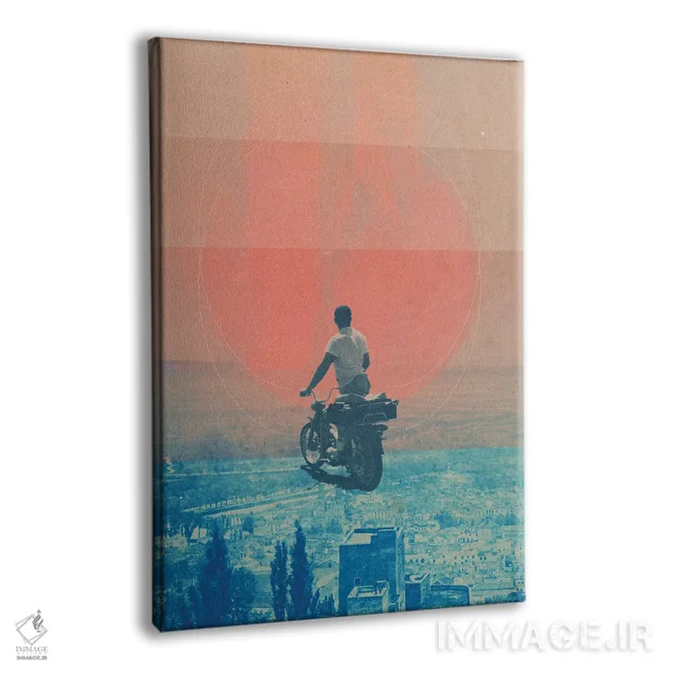 تابلو دکوراتیو "نگاه مستقیم به چشم تابستان" اثر فرانک موس - نمای پرسپکتیو محصول