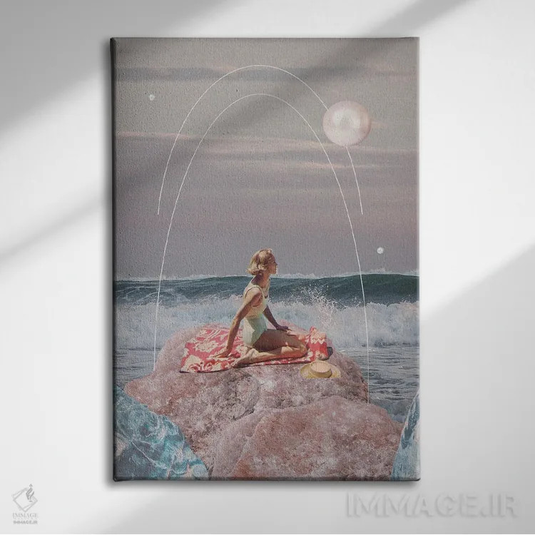 تابلو دکوراتیو "هنوز آنجا" اثر فرانک موس - نمای روبهرو روی دیوار