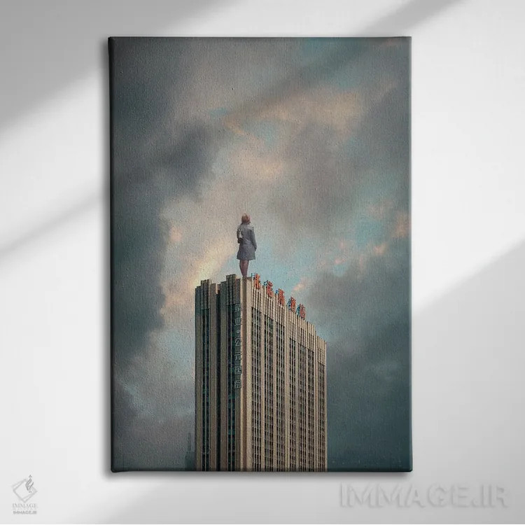 تابلو دکوراتیو "ما دوباره نفس خواهیم کشید" اثر فرانک موس - نمای روبهرو روی دیوار