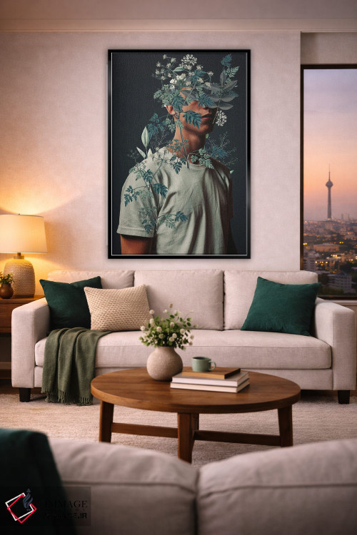 تابلو دکوراتیو "در انتظار نفس کشیدن" اثر فرانک موس - D2B