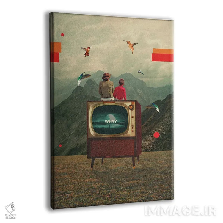 تابلو دکوراتیو "مادر مرا از غم این دنیا محافظت کن" اثر فرانک موس - نمای پرسپکتیو محصول