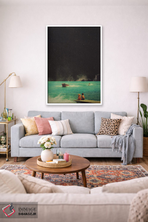 تابلو دکوراتیو "تاسوس " اثر فرانک موس - D1W